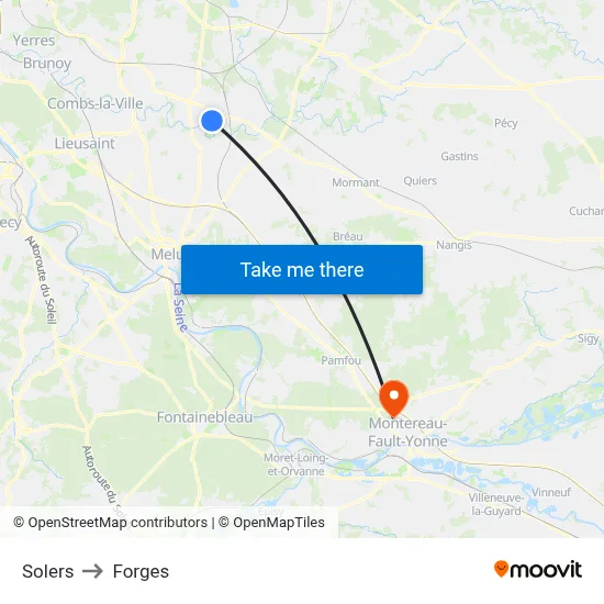 Solers to Forges map