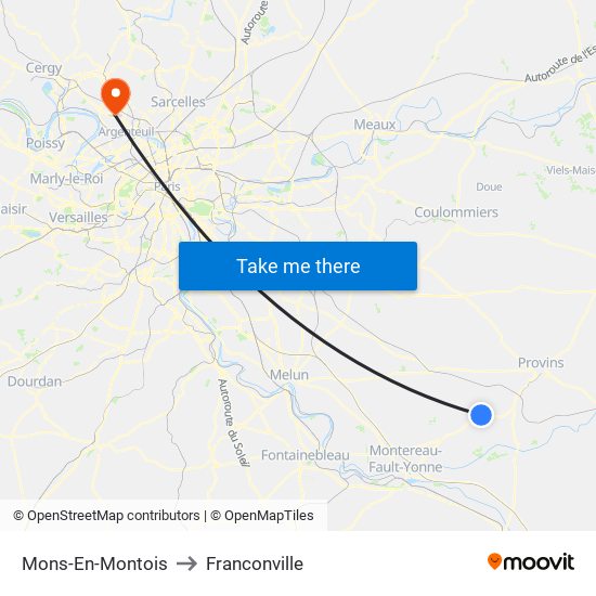 Mons-En-Montois to Franconville map