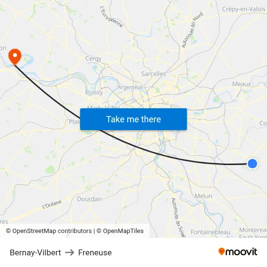 Bernay-Vilbert to Freneuse map