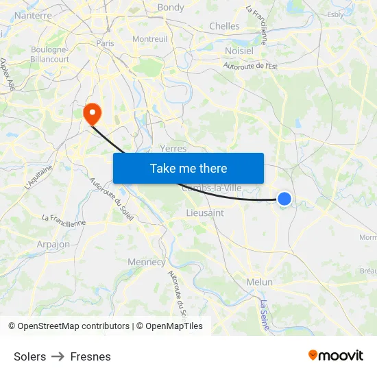 Solers to Fresnes map