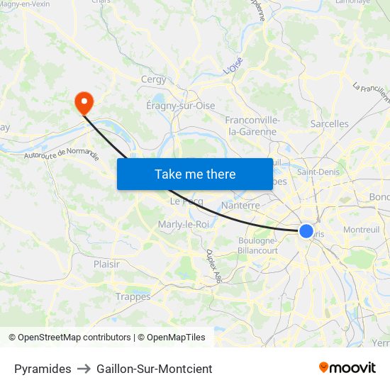 Pyramides to Gaillon-Sur-Montcient map