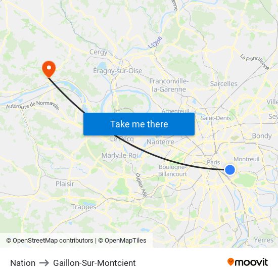 Nation to Gaillon-Sur-Montcient map