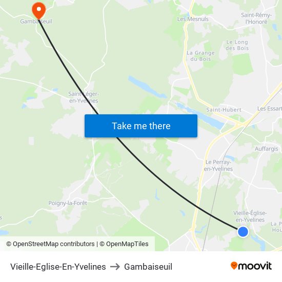 Vieille-Eglise-En-Yvelines to Gambaiseuil map