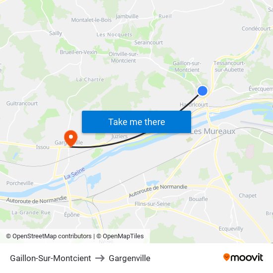 Gaillon-Sur-Montcient to Gargenville map