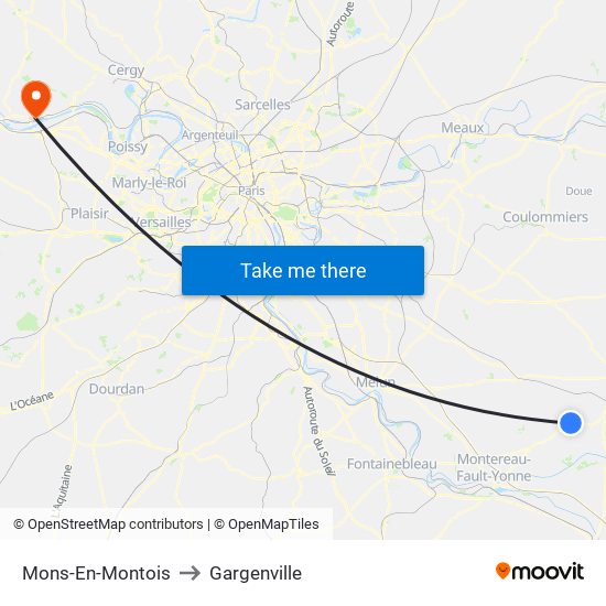 Mons-En-Montois to Gargenville map