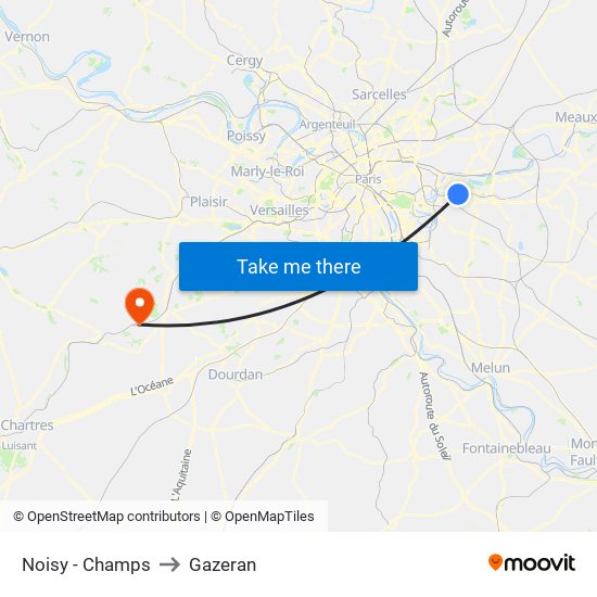Noisy - Champs to Gazeran map