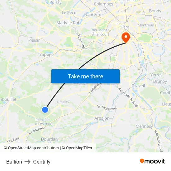 Bullion to Gentilly map