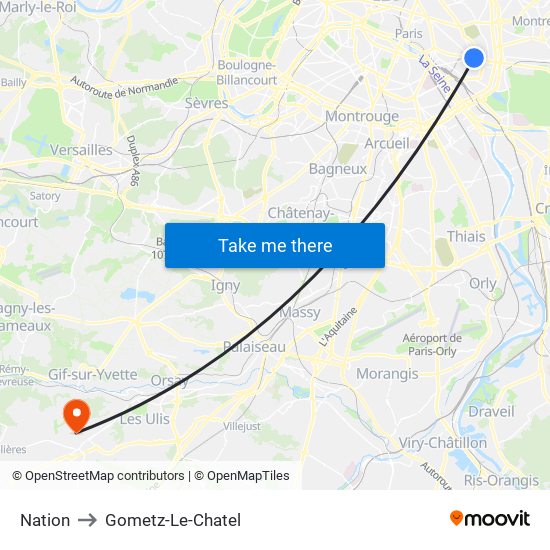 Nation to Gometz-Le-Chatel map