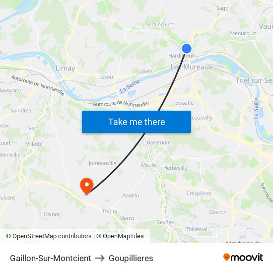 Gaillon-Sur-Montcient to Goupillieres map