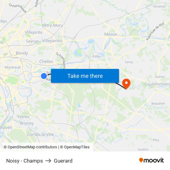 Noisy - Champs to Guerard map