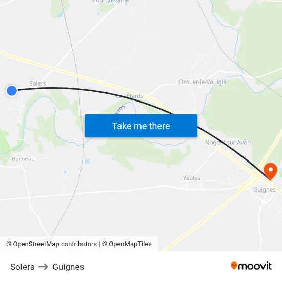 Solers to Guignes map