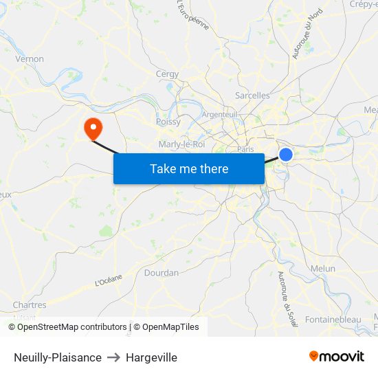 Neuilly-Plaisance to Hargeville map