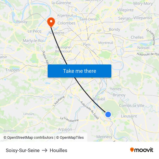 Soisy-Sur-Seine to Houilles map