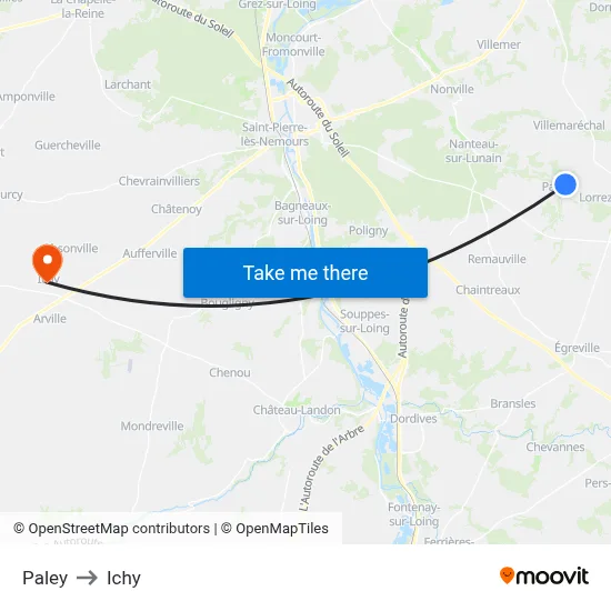Paley to Ichy map