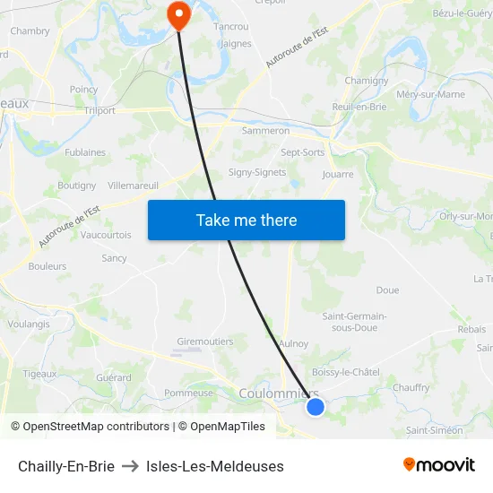 Chailly-En-Brie to Isles-Les-Meldeuses map