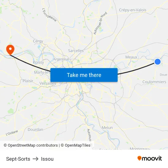 Sept-Sorts to Issou map