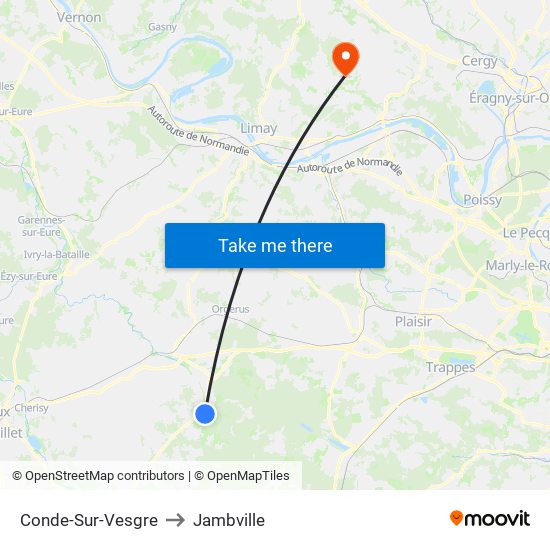 Conde-Sur-Vesgre to Jambville map