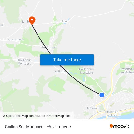Gaillon-Sur-Montcient to Jambville map