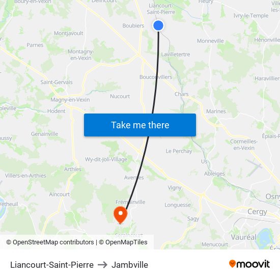 Liancourt-Saint-Pierre to Jambville map