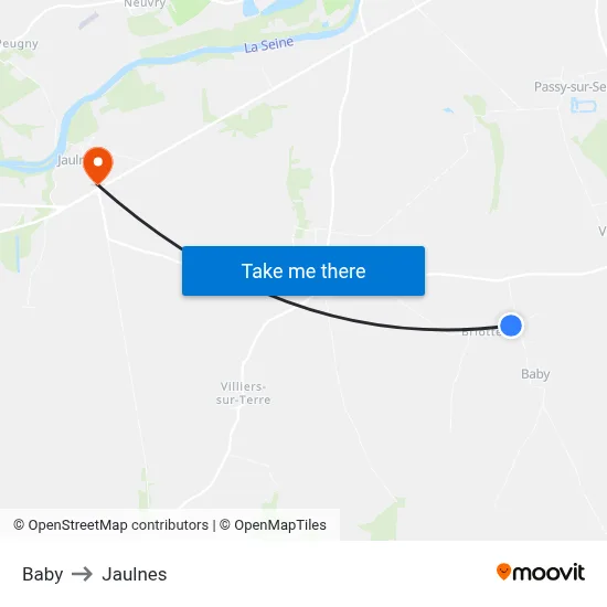 Baby to Jaulnes map
