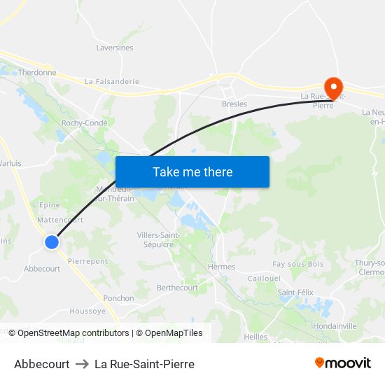 Abbecourt to La Rue-Saint-Pierre map