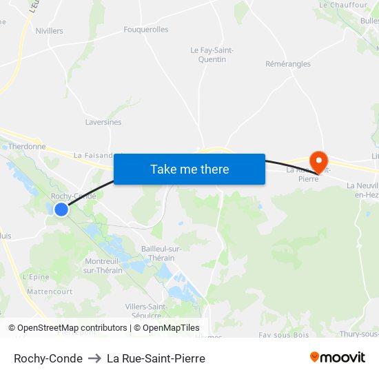 Rochy-Conde to La Rue-Saint-Pierre map