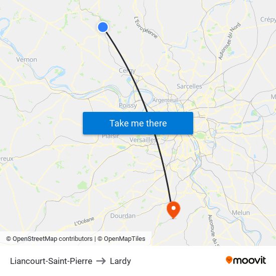 Liancourt-Saint-Pierre to Lardy map