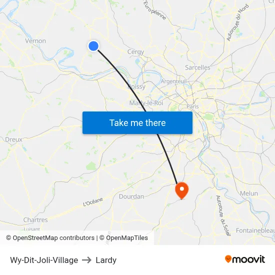 Wy-Dit-Joli-Village to Lardy map