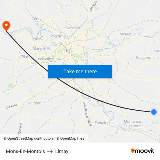 Mons-En-Montois to Limay map