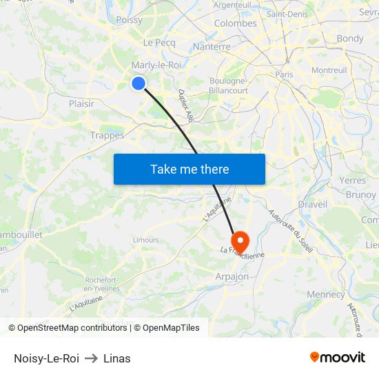 Noisy-Le-Roi to Linas map