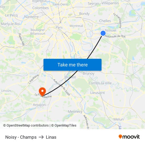 Noisy - Champs to Linas map