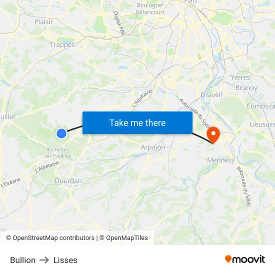 Bullion to Lisses map