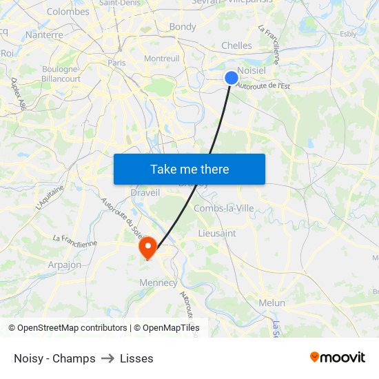 Noisy - Champs to Lisses map