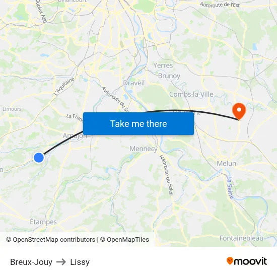 Breux-Jouy to Lissy map