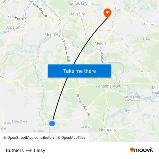 Buthiers to Lissy map