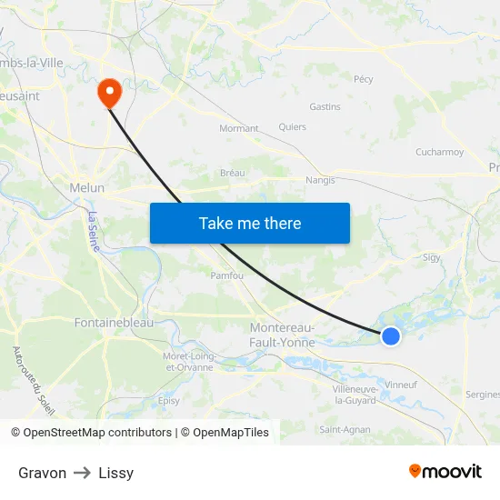 Gravon to Lissy map