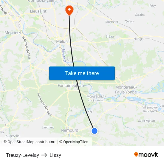 Treuzy-Levelay to Lissy map
