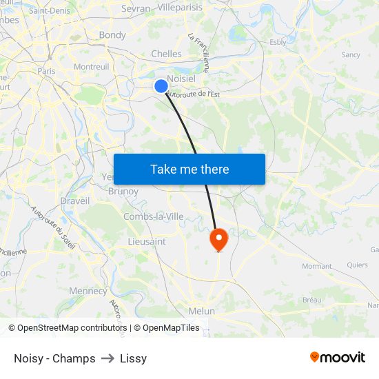 Noisy - Champs to Lissy map