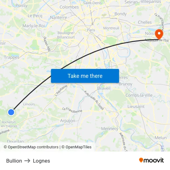 Bullion to Lognes map