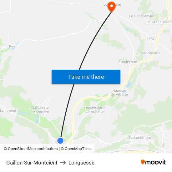 Gaillon-Sur-Montcient to Longuesse map