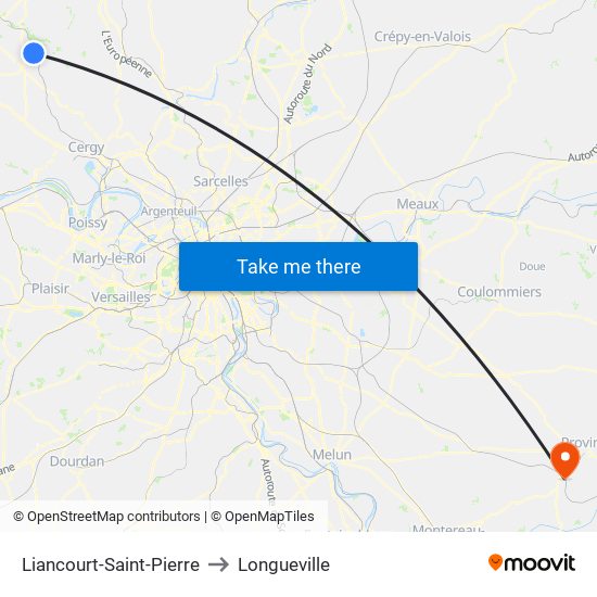 Liancourt-Saint-Pierre to Longueville map