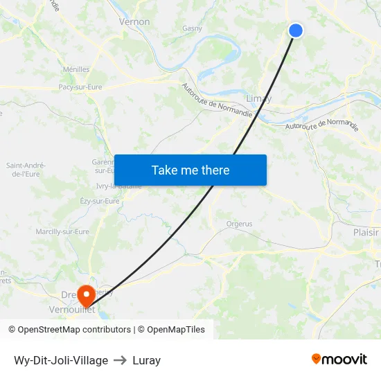 Wy-Dit-Joli-Village to Luray map