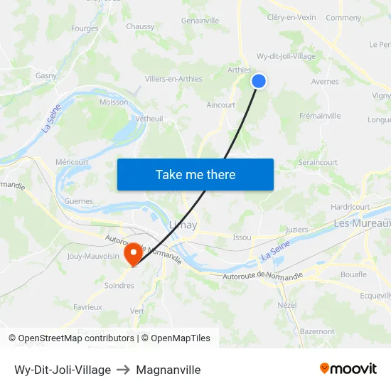 Wy-Dit-Joli-Village to Magnanville map