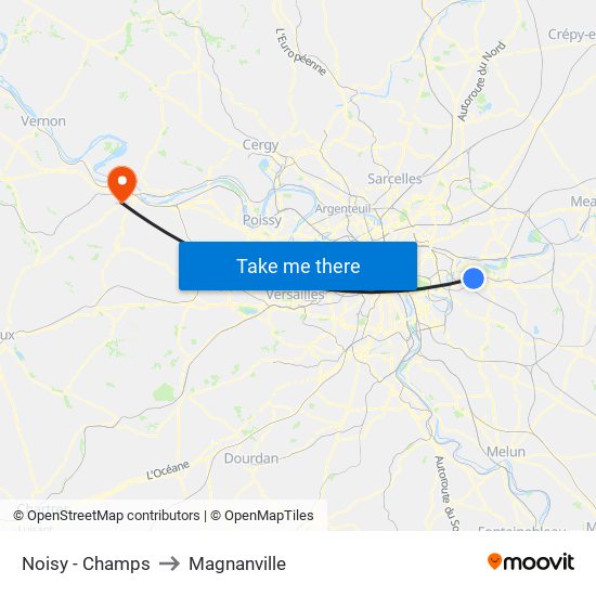 Noisy - Champs to Magnanville map