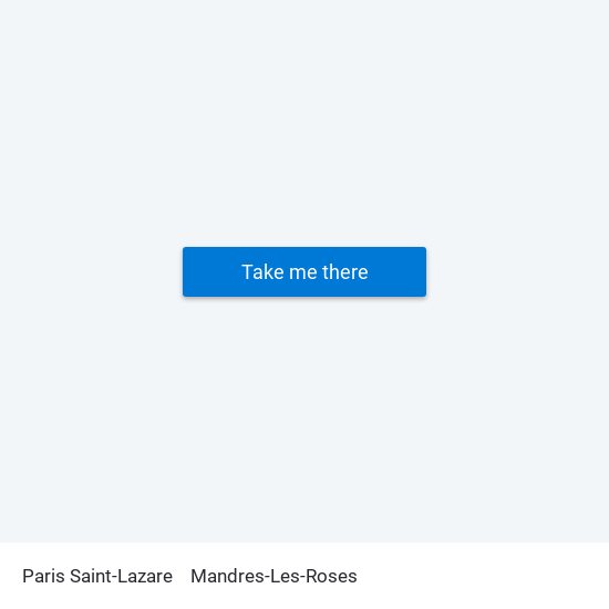 Paris Saint-Lazare to Mandres-Les-Roses map