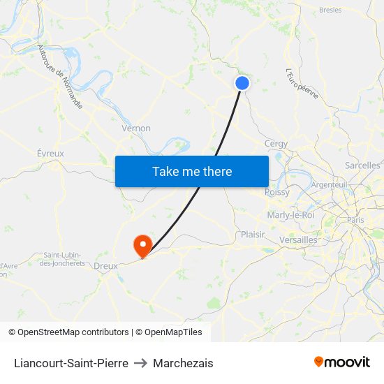 Liancourt-Saint-Pierre to Marchezais map