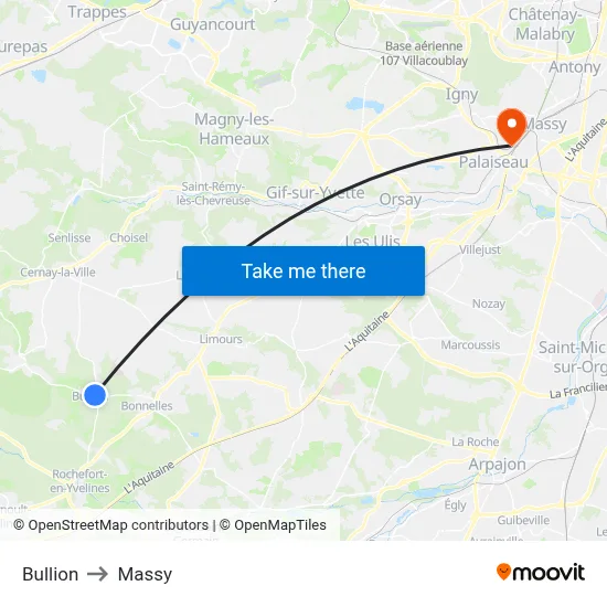 Bullion to Massy map