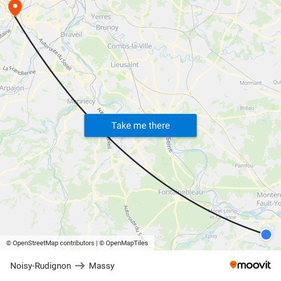 Noisy-Rudignon to Massy map