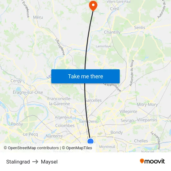 Stalingrad to Maysel map