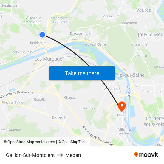 Gaillon-Sur-Montcient to Medan map